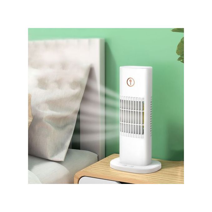 Air Conditioner Fan Air Cooler Table Portable Fans White