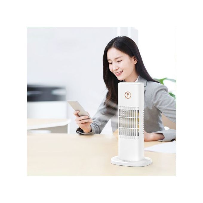 Air Conditioner Fan Air Cooler Table Portable Fans White