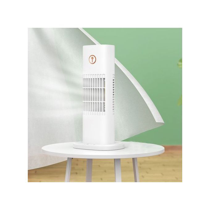 Air Conditioner Fan Air Cooler Table Portable Fans White