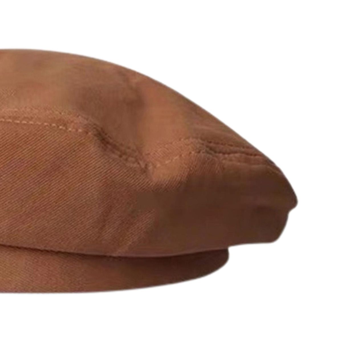 Women Beret Artistic Lady Autumn Beanie Brown
