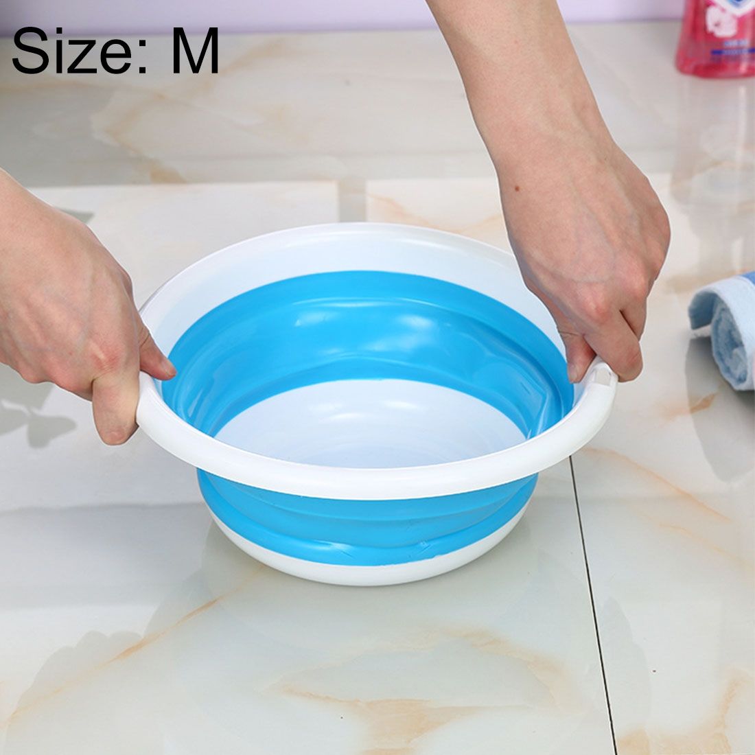Portable Environmental Silicone Folding Wash Basin