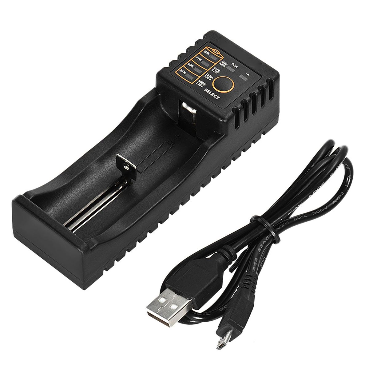 Lii-100 Battery Charger for 1.2V/3.7V/3.2V/3.85V AA/AAA 18350/10440/14500/16340 NiMH Lithium Rechargeable Batteries