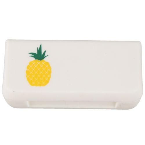 Portable Pill Box Three Compartments Small Pill Bag Mini