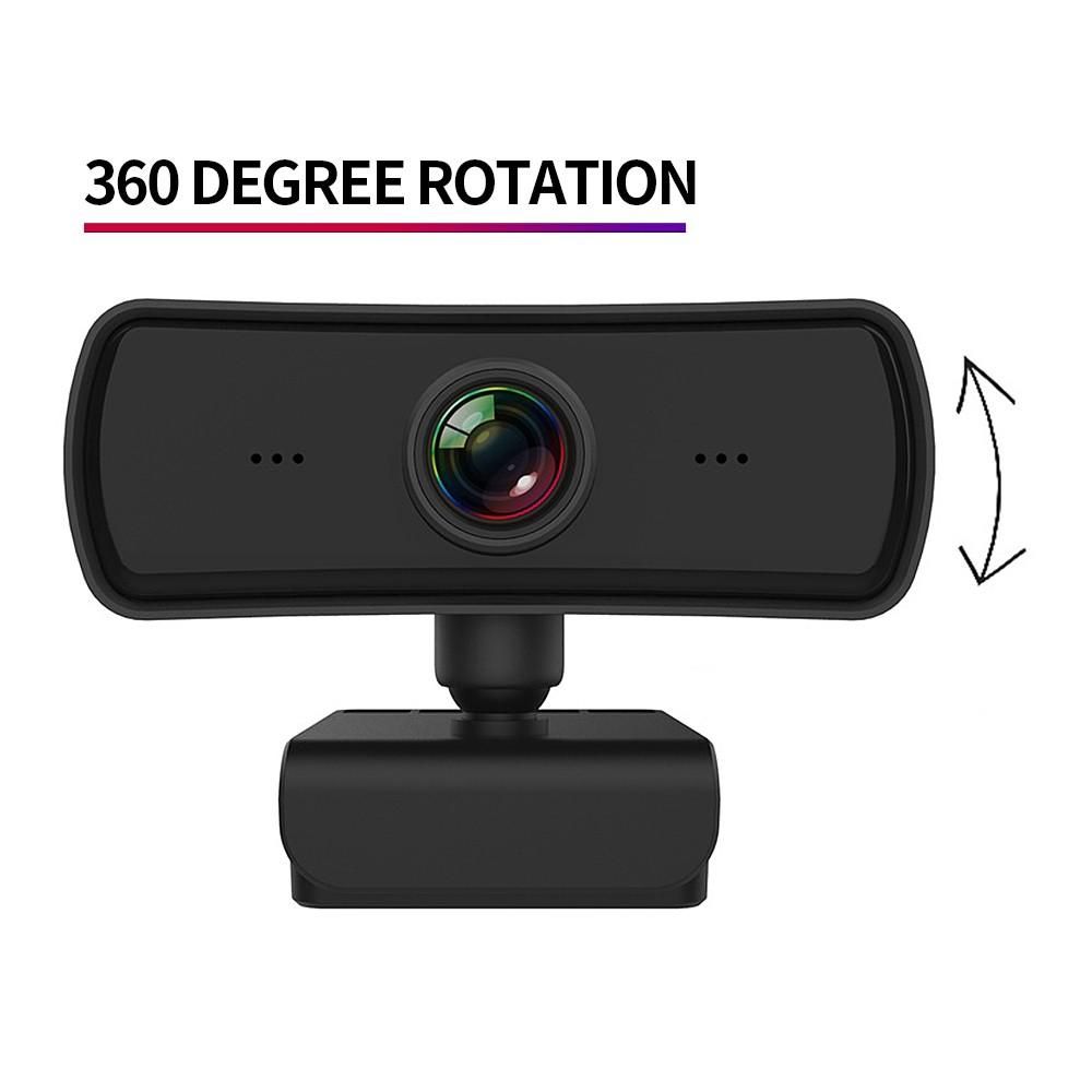 1440P Wide HD Webcam USB2.0 Autofocus HD Video Computer Camera with Noise-reduction Microphone for PC/Laptop
