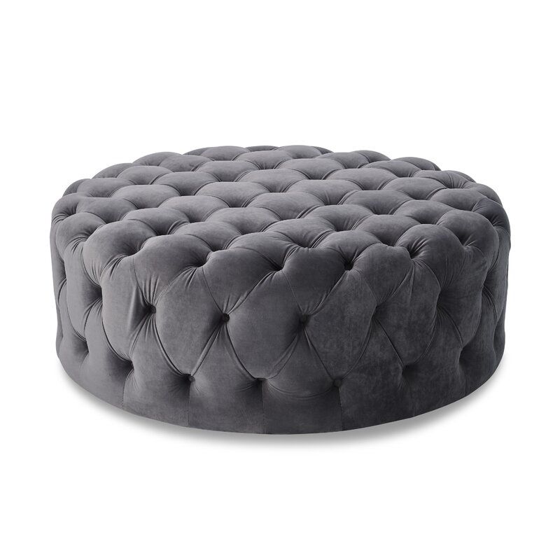 Koffler Velvet Ottoman  (Lagos Delivery Only)