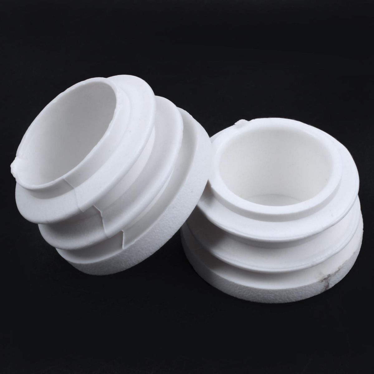 4 Pcs 19mm Dia Plastic Blanking End Cap Tubing Pipe Inserts