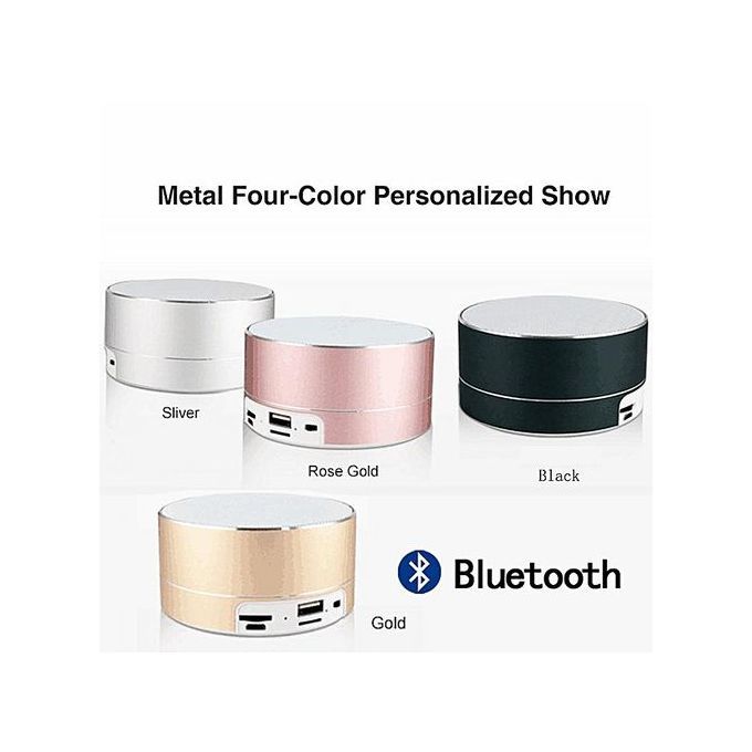 YX034 Bluetooth Portable Wireless Speaker For Phone PC Handfree Calling CNC TF Card MP3 Music Speaker With MIC(Black) HT-S