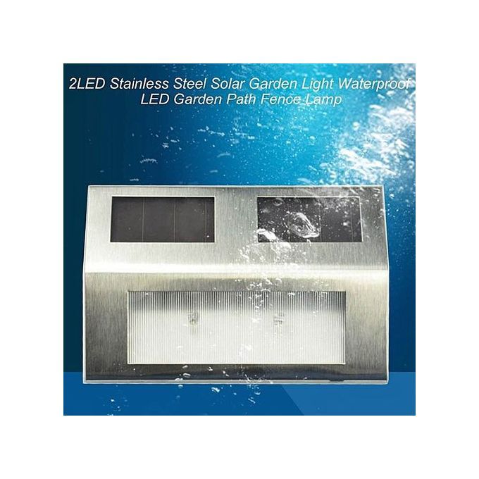 Toye Waterproof Stainless Steel Solar 3 LED Wall Fence Floor Stairs Corner Light