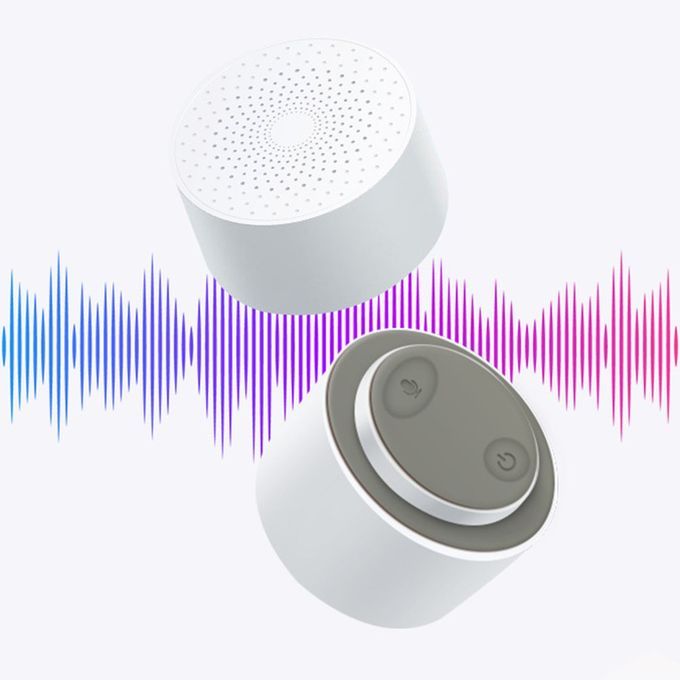 Smart Speaker Voi E Dialogue Intelligent  Ontrol Mini Wireless Small Speaker-white