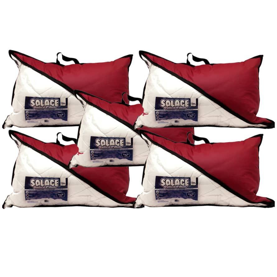 Solace Quilted Fibre Pillow (Bed Pillow - 5 Units)