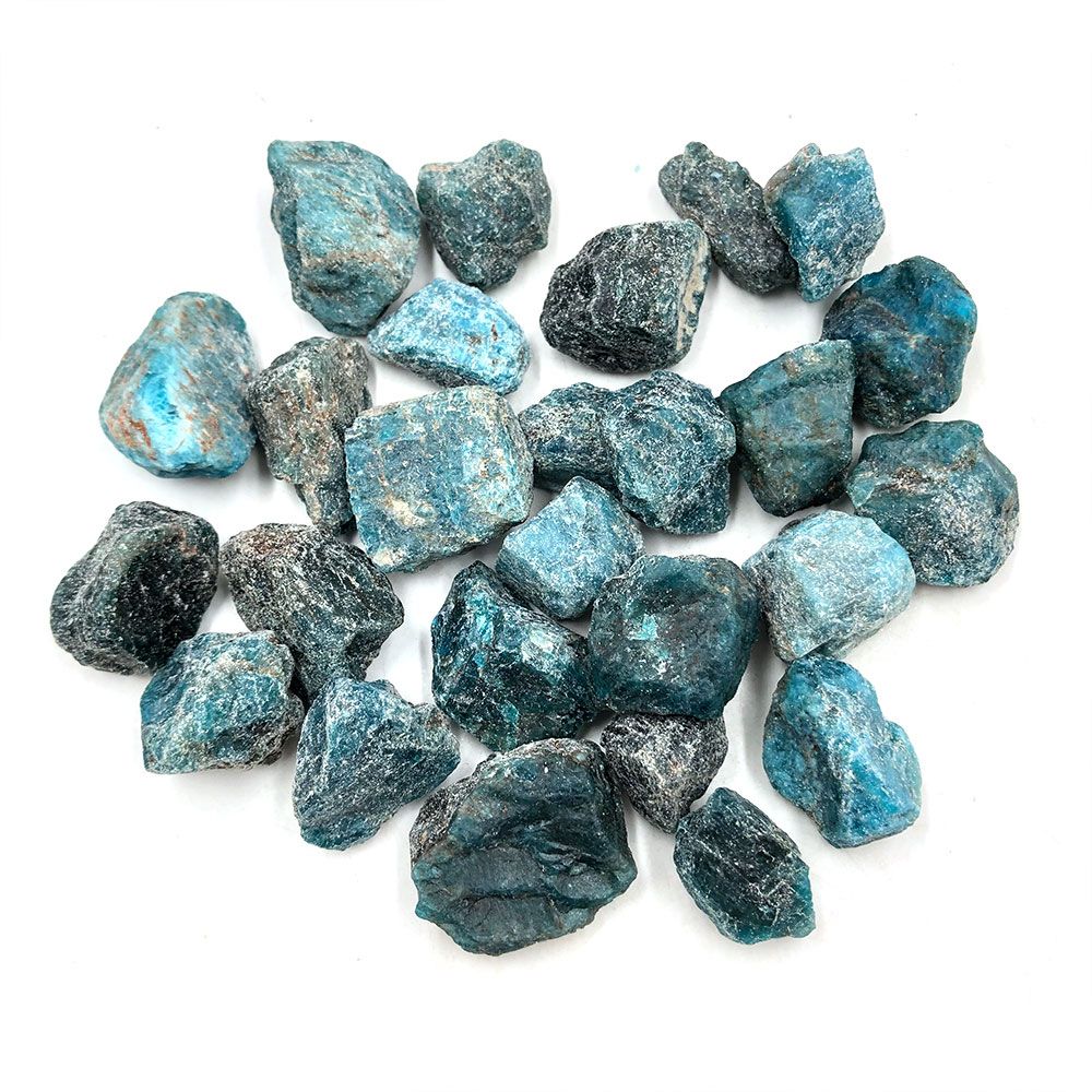 1pc Natural Blue Apatite Rough Raw Stone Quartz Crystals Rock Healing Reiki Mineral Aquarium Home