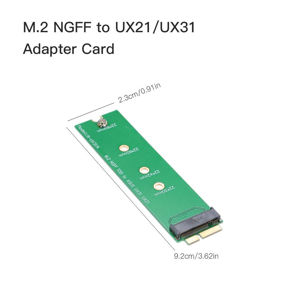 M.2 NGFF to ASUS UX21/UX31 SSD Adapter Card Hard Disk Converter Support   2230/2242/2260/2280