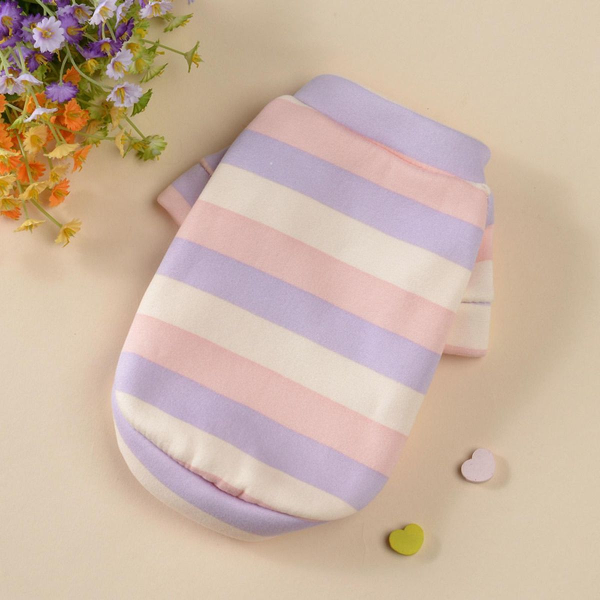 Pet Sweatshirt Hoodie Small Dog Teddy Two-legged Sweater Purple