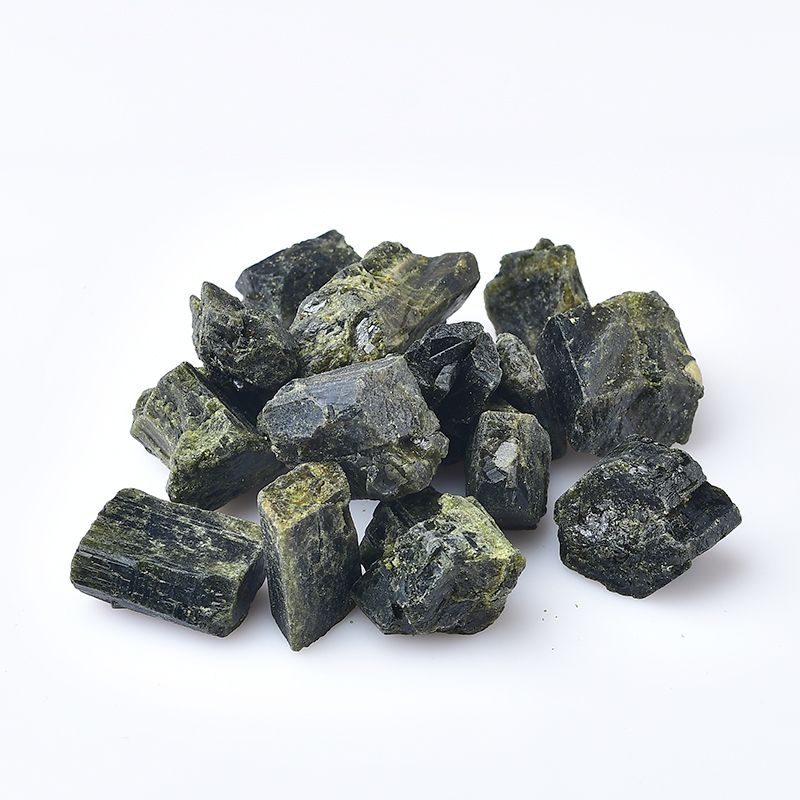 Natural High Quality Green Tourmaline Raw Stone Irregular Mineral Specimen Healing Demagnetization