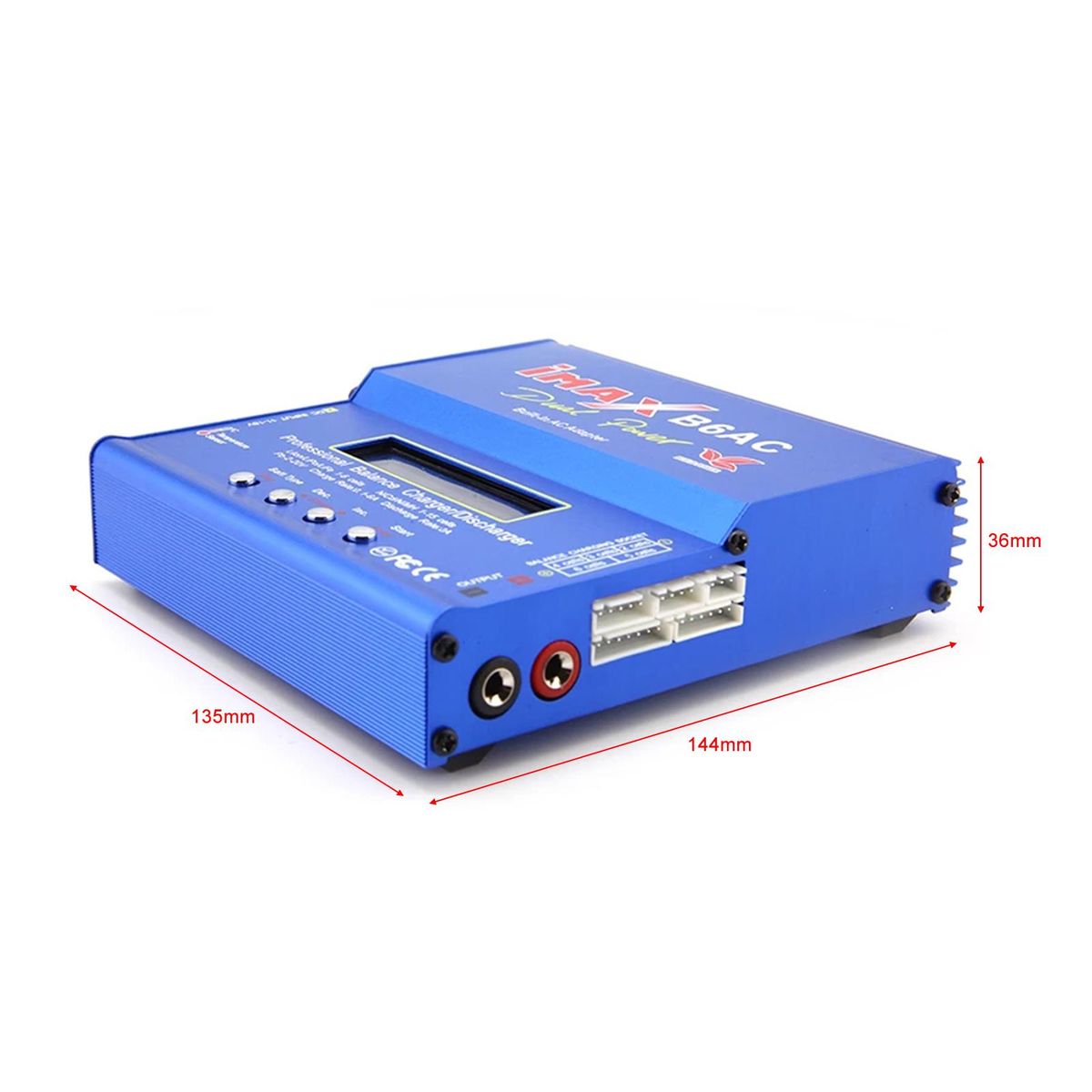 iMAX B6 AC Lipo Battery Charger 80W Balance Charger Digital LCD Screen Li-ion LiFe NiMH NiCD PB Lipo Battery Charger