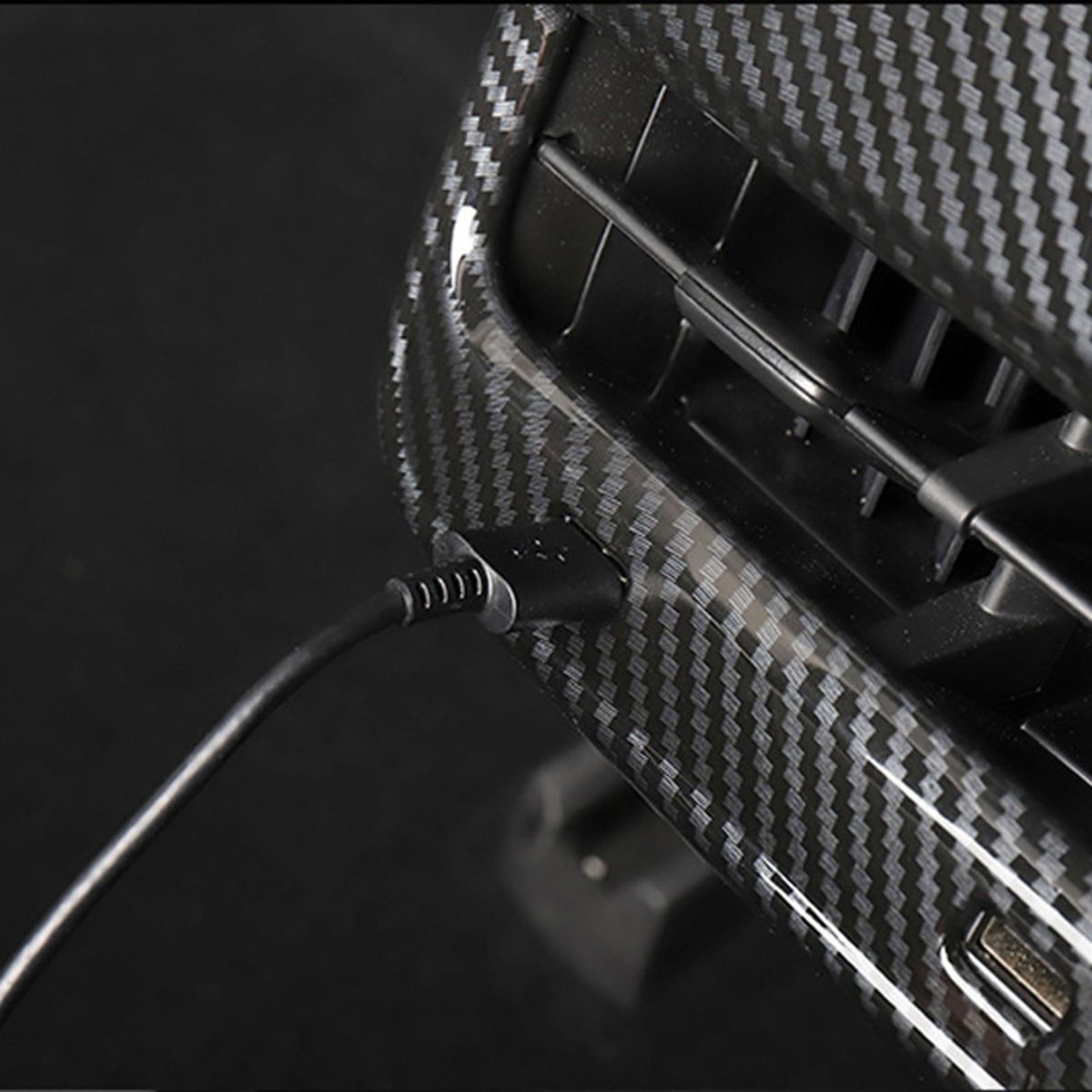Rear Air Vent Frame Cover Carbon Fiber Replacement For Tesla