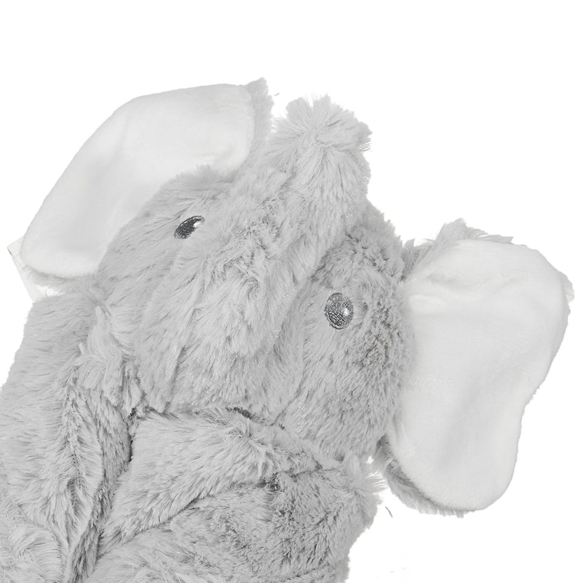 Cute Animal Children's Sleeping Bag Crystal Velvet Baby Quilt Warm Blanket Gray Elephant