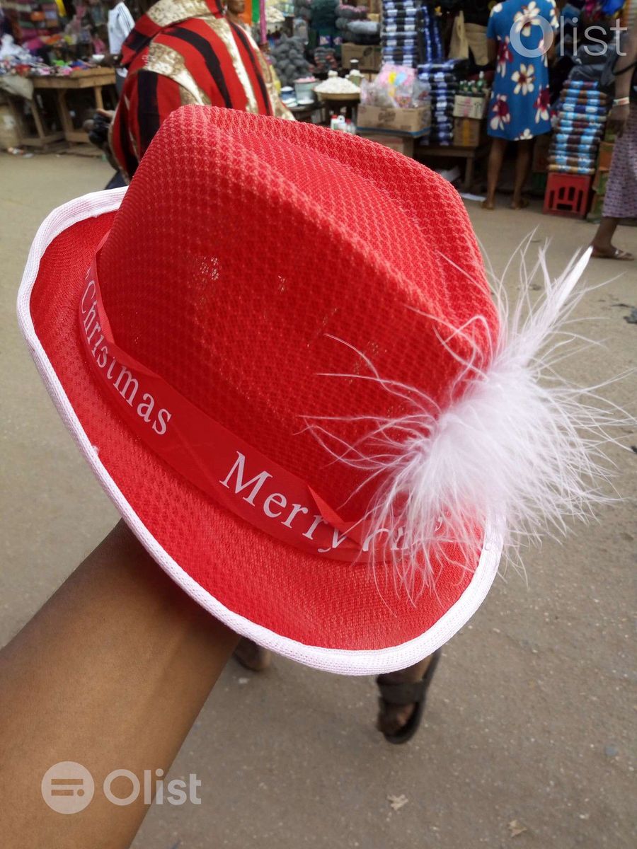 Christmas Special Christmas Cap - X 3PCS Red