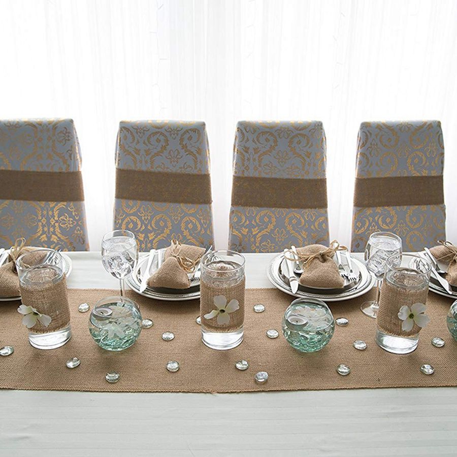 Burlap Doily Roll-30CMx275cm. No-Fray Anti-Slip Blanket