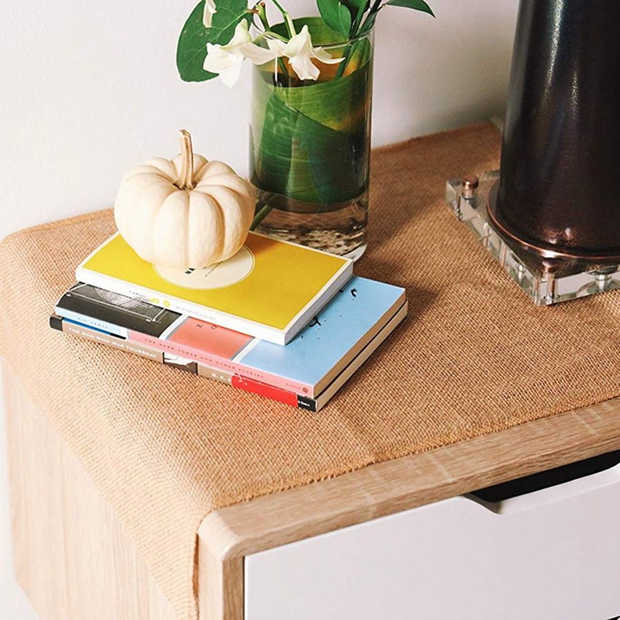 Burlap Doily Roll-30CMx275cm. No-Fray Anti-Slip Blanket