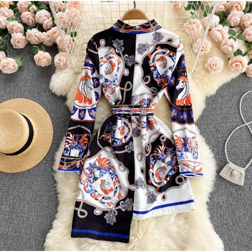 Asymmetric Shirt Dress