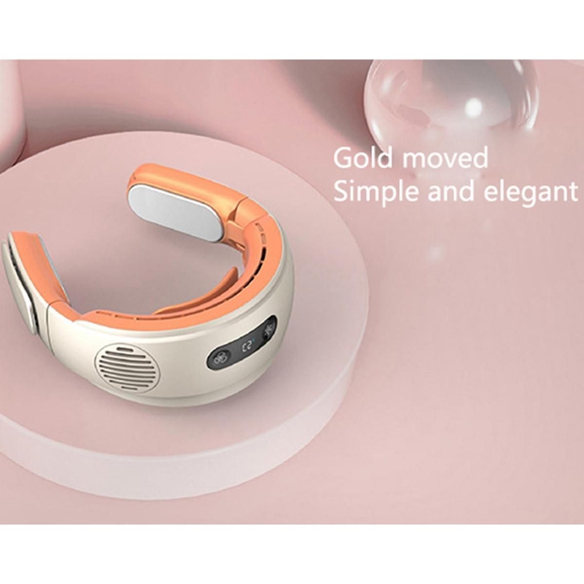Outdoor Wearable Foldable Bladeless Neck Cooling Fan 5000Mah