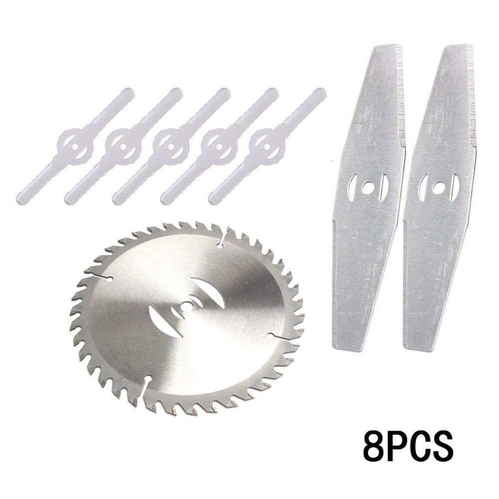 8pcs GrTrimmer Blades Heads Blade Discs Lawn Mower Brush Cutter Stainless Steel Blades Parkside Garden Power Tool Parts
