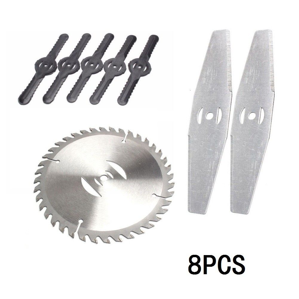 8pcs GrTrimmer Blades Heads Blade Discs Lawn Mower Brush Cutter Stainless Steel Blades Parkside Garden Power Tool Parts