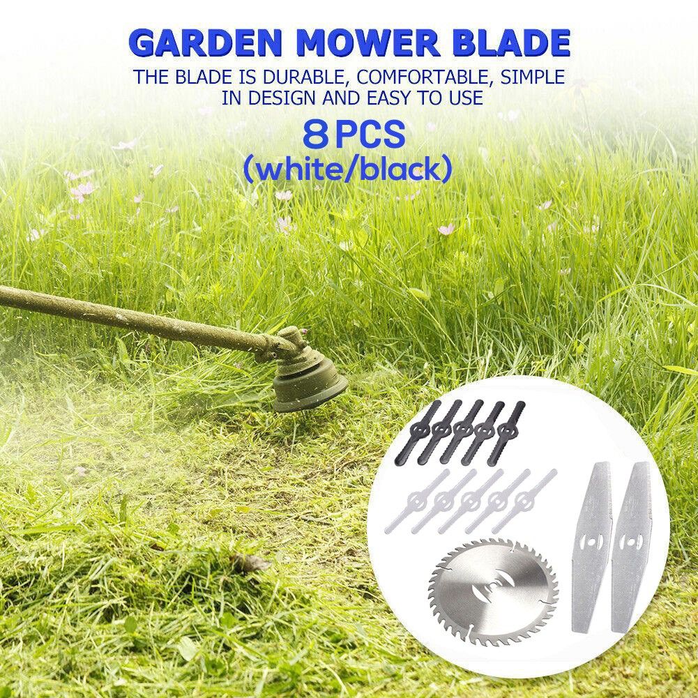 8pcs GrTrimmer Blades Heads Blade Discs Lawn Mower Brush Cutter Stainless Steel Blades Parkside Garden Power Tool Parts
