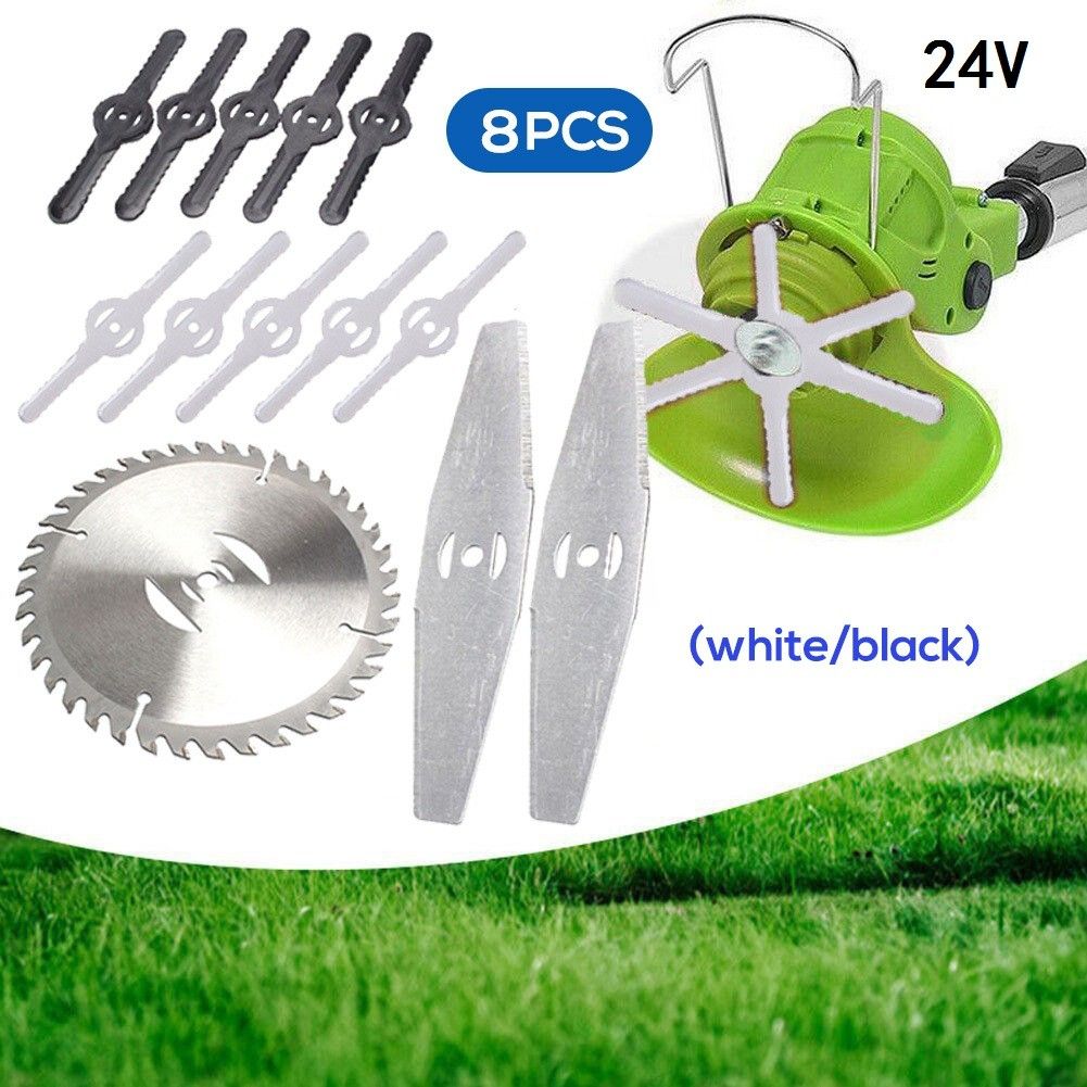 8pcs GrTrimmer Blades Heads Blade Discs Lawn Mower Brush Cutter Stainless Steel Blades Parkside Garden Power Tool Parts
