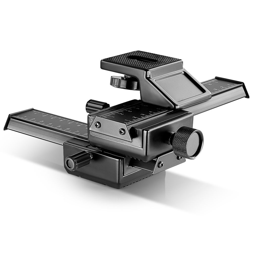 Pro 4-Way Macro Focusing Focus Rail Slider/Close-Up Shooting For Canon Nikon, Sony