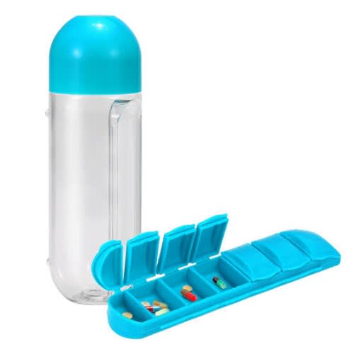 Pills Holder Water Bottle - 600ml