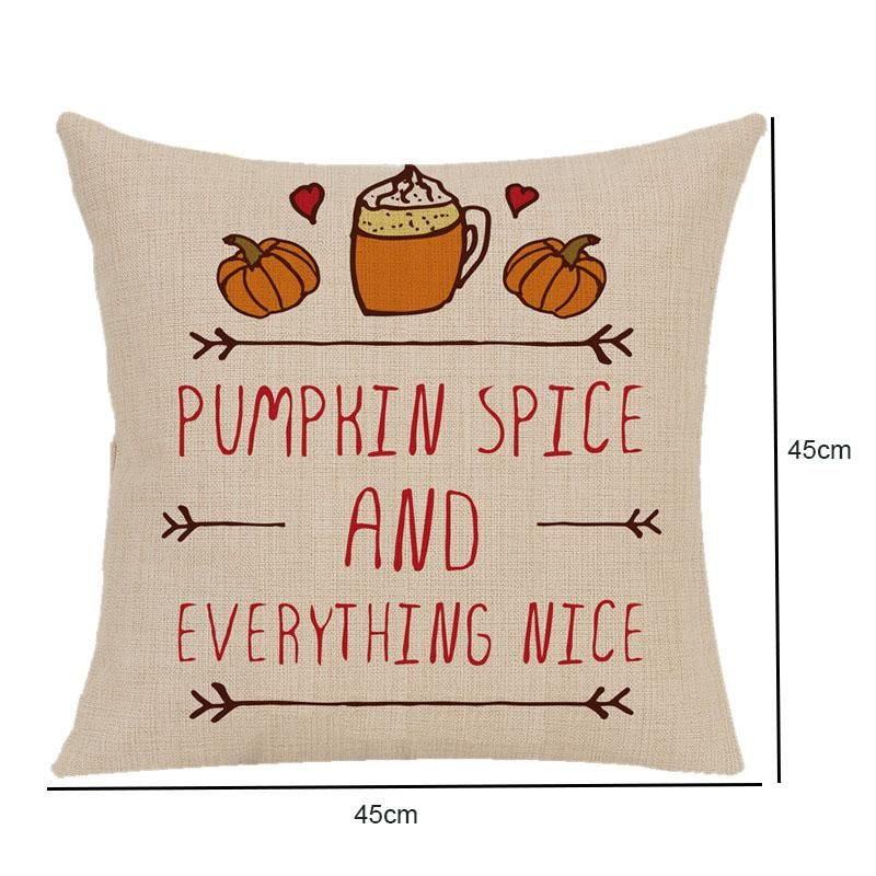 Day Cushion Cover Throw Pillow Case 45X45Cm 4