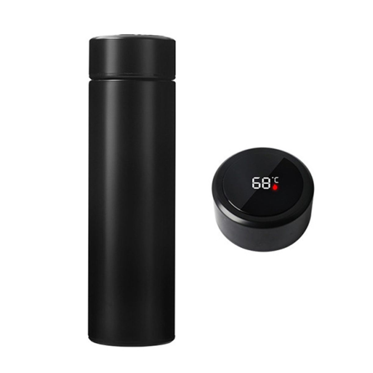 Stainless Steel Thermos With LED Temperature Display For