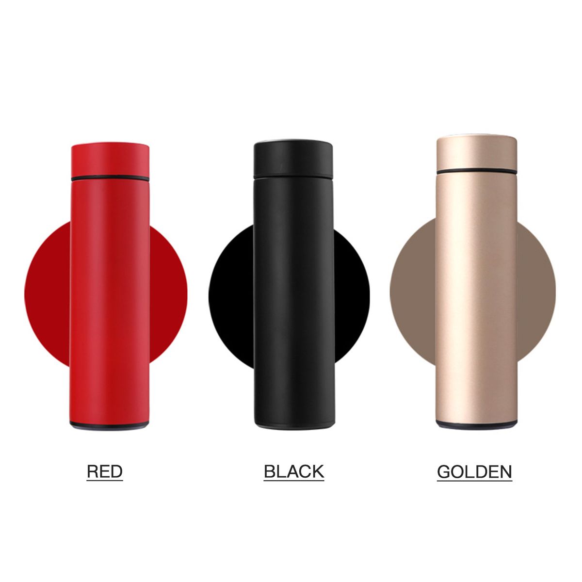 Stainless Steel Thermos With LED Temperature Display For