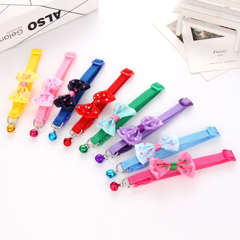 1Pc Adjustable Supplies For Dog Cat Necktie Collar Puppy