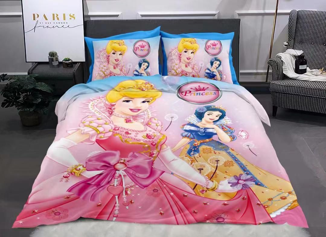 DISNEY PRINCESS  KIDS CHARACTER BEDSHEET