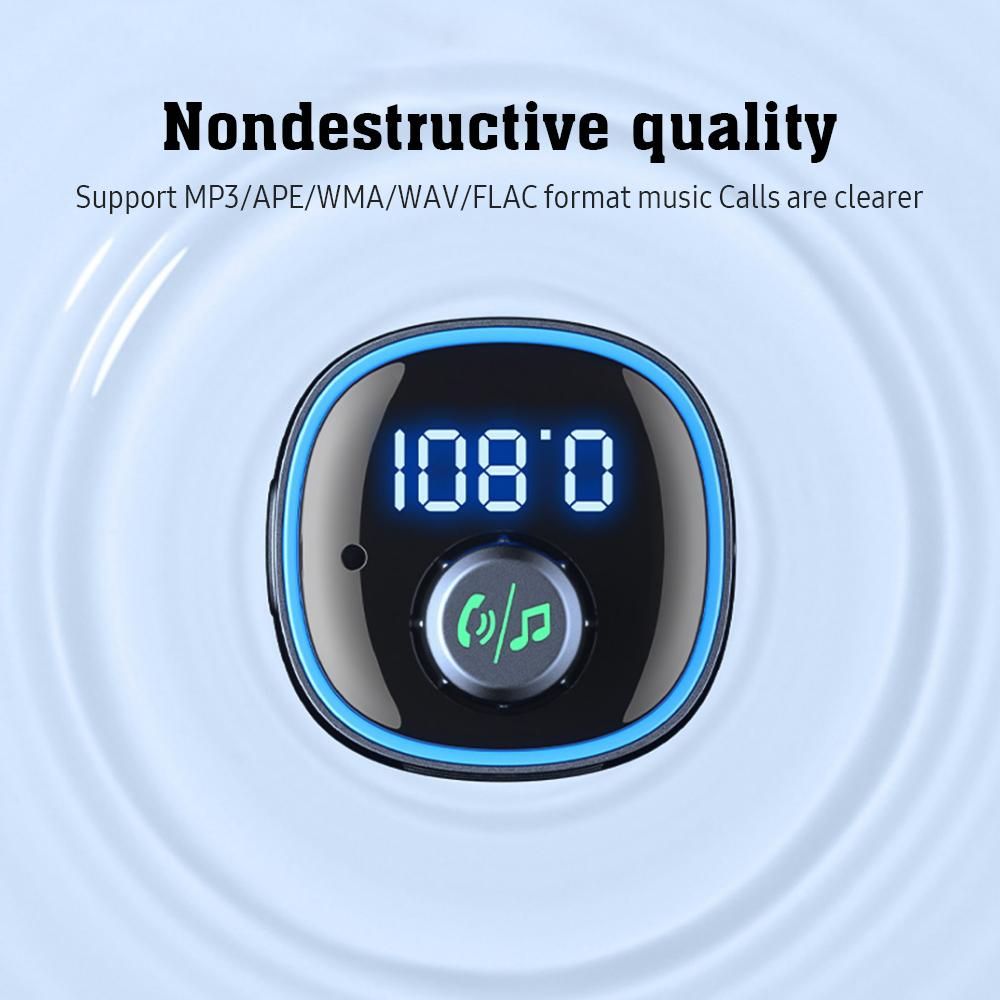 Philips Car Fast Charger BT Player MP3 Receiver Nondestructive Quality BT5.0 QC3.0 Flash Charge Voltage Monitoring  PD20W+A22.5W