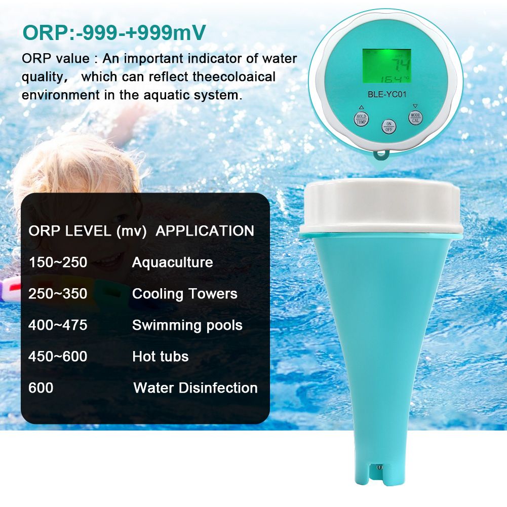 Portable Water Quality Detector 6 In 1 PH EC Total Dissolved
