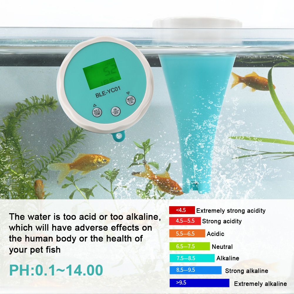 Portable Water Quality Detector 6 In 1 PH EC Total Dissolved