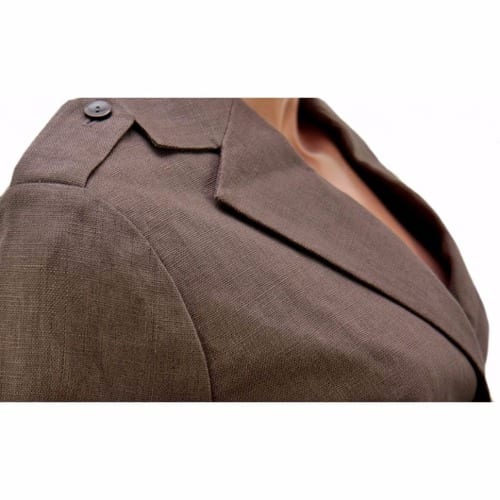 Camaieu' Ladies Linen Jacket -Brown