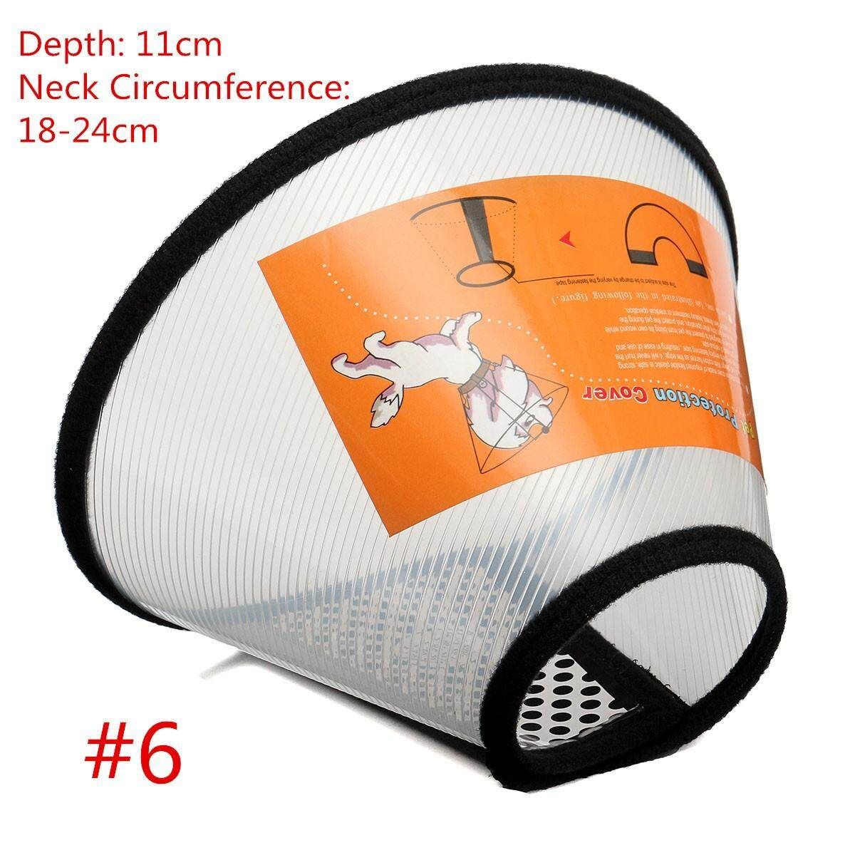 Pet Dog Cat Protective Collar Wound Healing Cone Bite-Proof Protector #6 No.6
