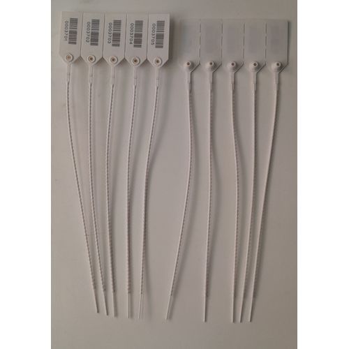 100 PCS ANTI-THEFT SECURITY SEAL LOCK, 40CM PLASTIC SEAL