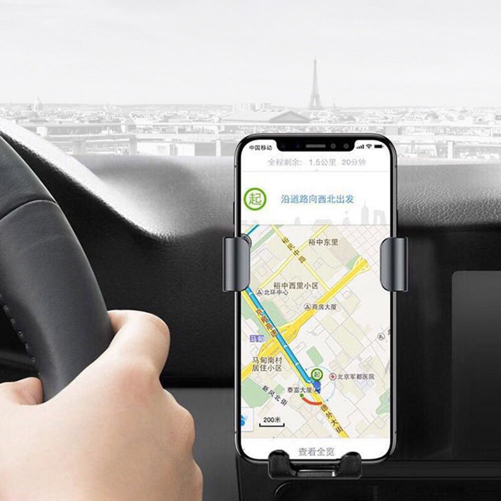 15W Wireless Car Charger Phone Air Vent Holder Stand-White