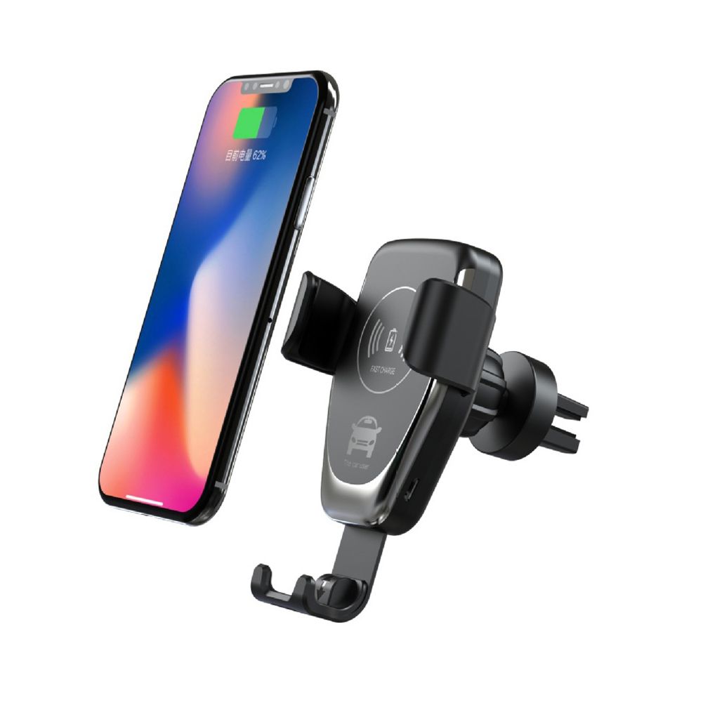 15W Wireless Car Charger Phone Air Vent Holder Stand-White