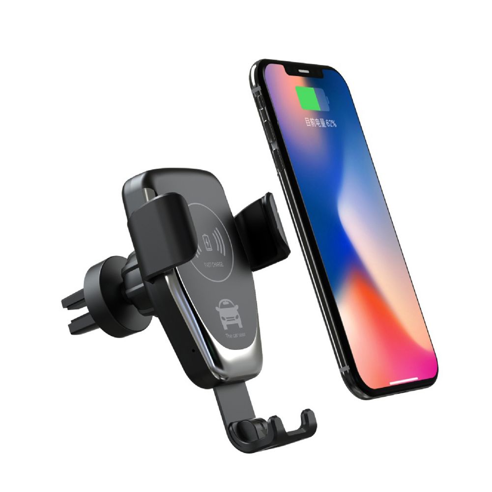15W Wireless Car Charger Phone Air Vent Holder Stand-White