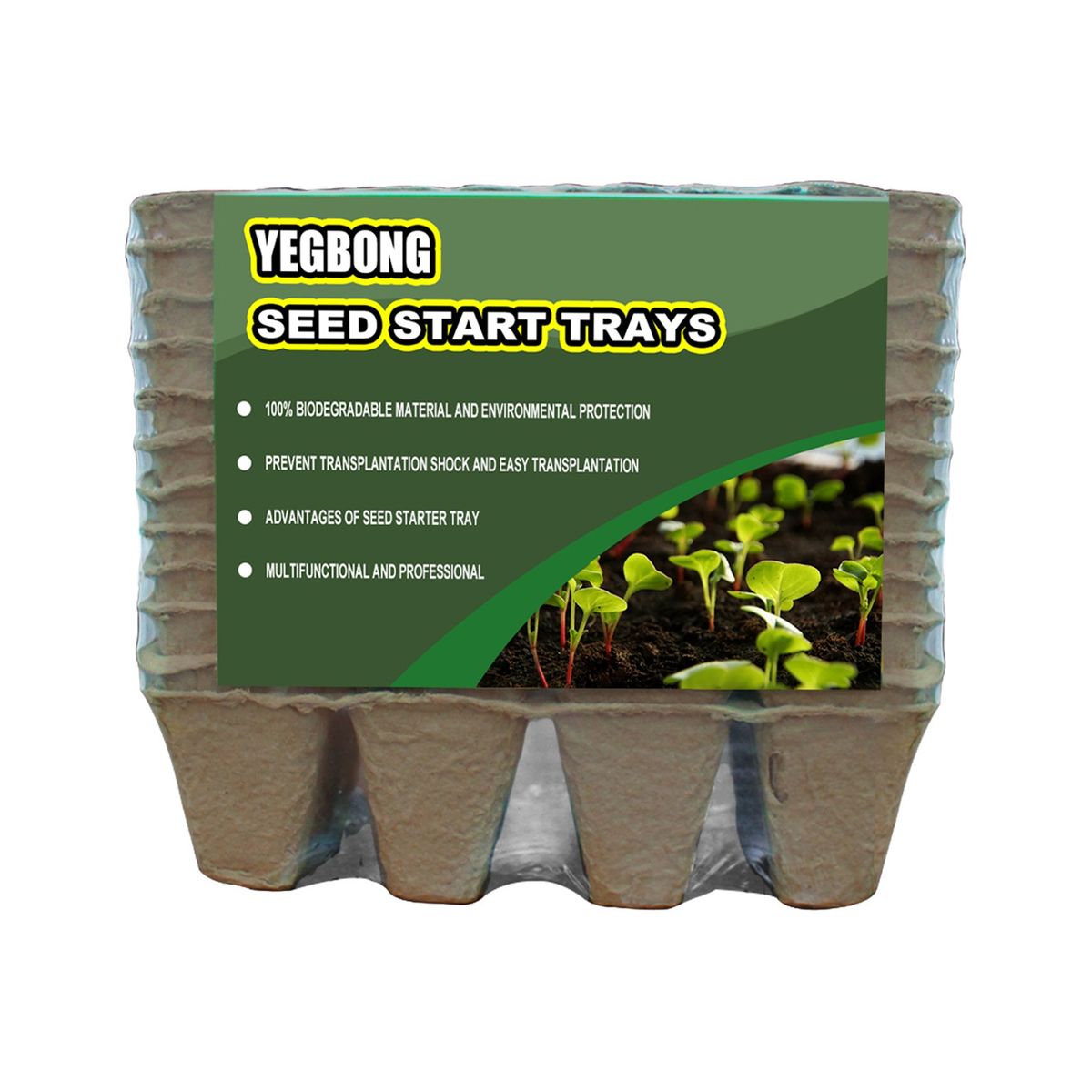 1 Set Plant Start Tray   Natural Root Protective 1