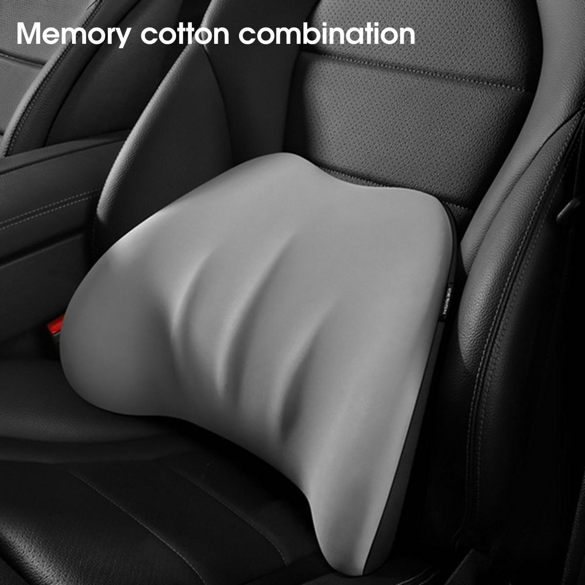 Headrest Pillow Car Back Neck Support Cushion Grey