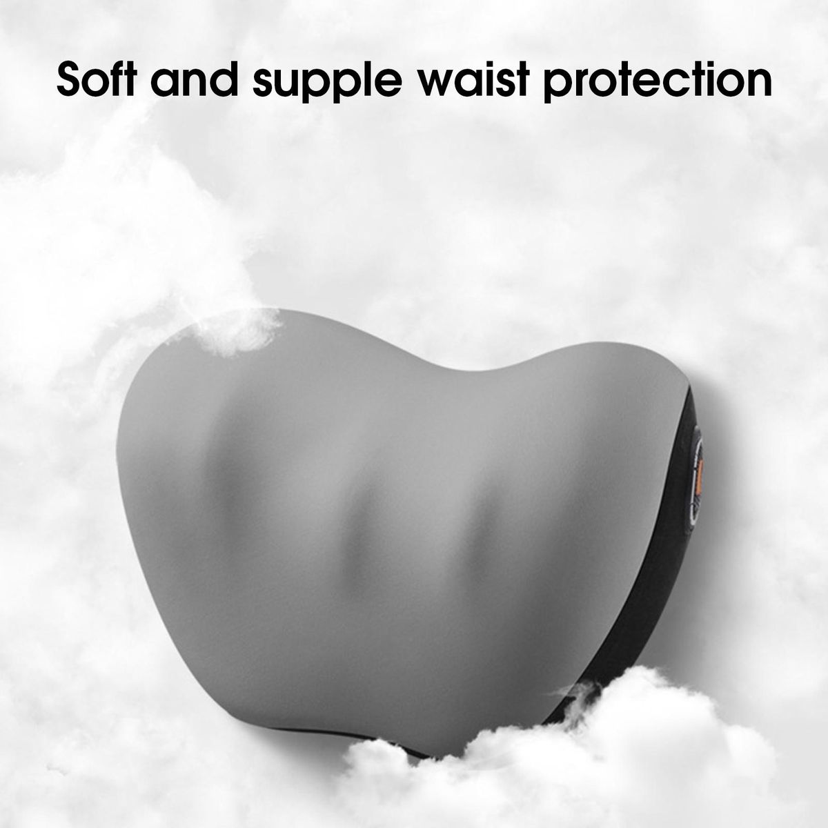 Headrest Pillow Car Back Neck Support Cushion Grey
