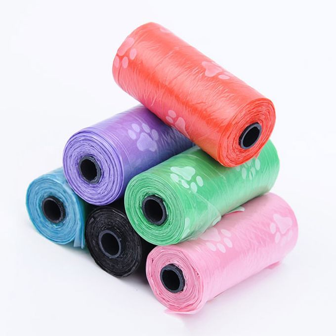 Pet Garbage Bag 15pcs / One Roll Dog Feces Cat Cleaning-